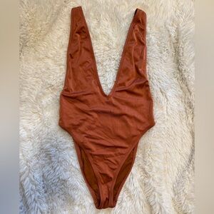 Dippin' Daisy's Rust One Piece Swimsuit
